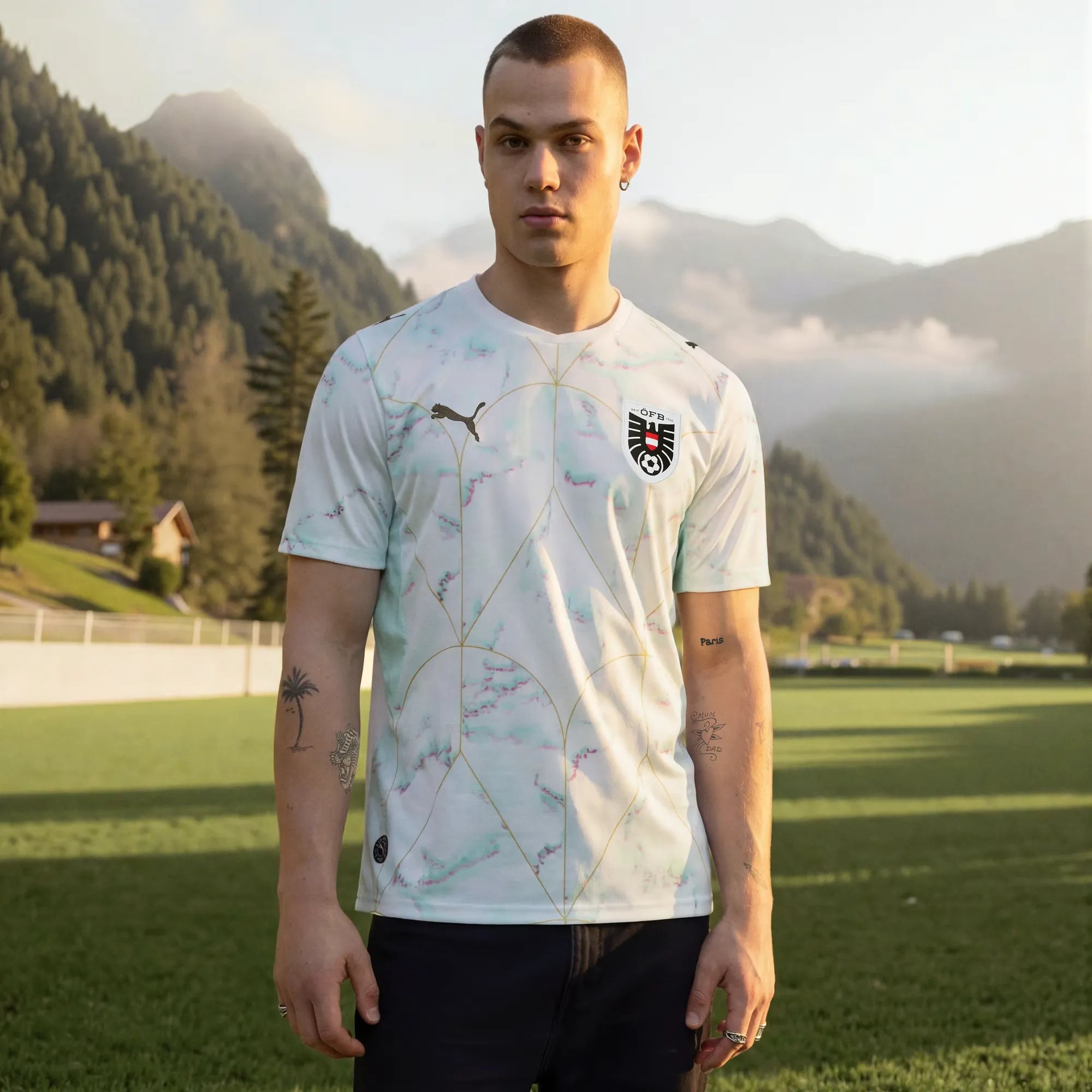 Puma 2026 Austria Men's Stadium Away Soccer Jersey - Image 4