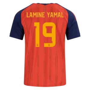 adidas 2026 Spain Youth Stadium Home Soccer Jersey