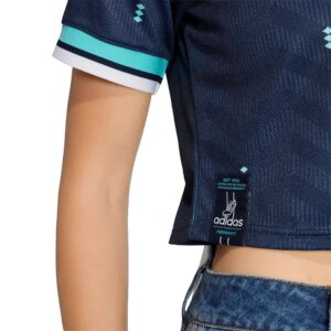 adidas 2026 Germany Women's Stadium Away Cropped Soccer Jersey